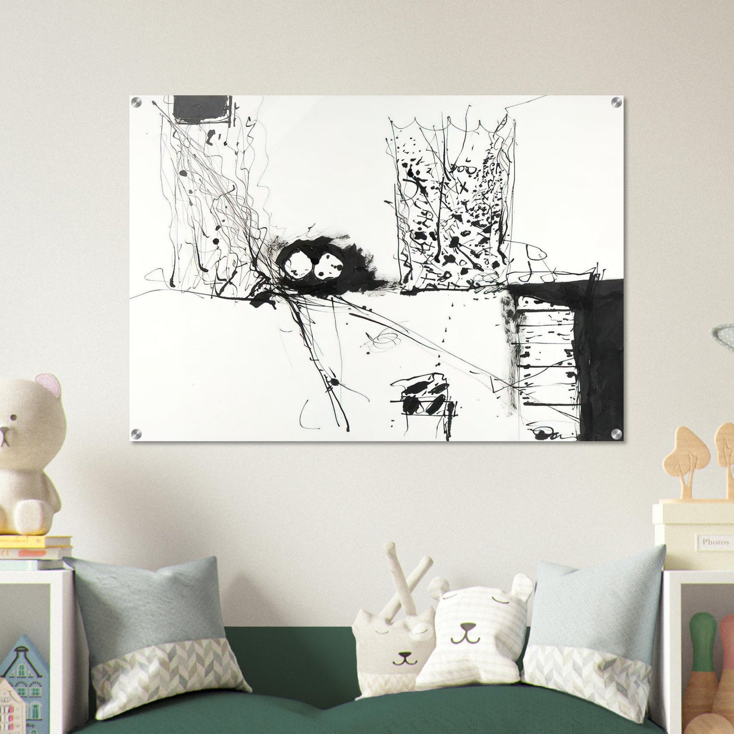 Tree House - 1981 - Gene Davis Acrylic Print - 70x100 cm / 28x40″ inches