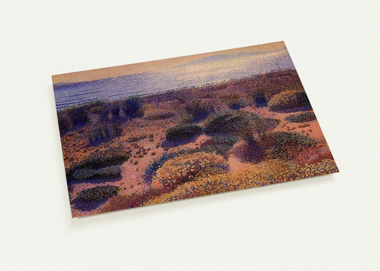 Plage de la Vignassa By Henri-Edmond Cross Pack of 10 Post Cards | Henri-Edmond Cross Post Cards | A6 (10.5 x 14.8 cm) - 4.1 x 5.8 inches