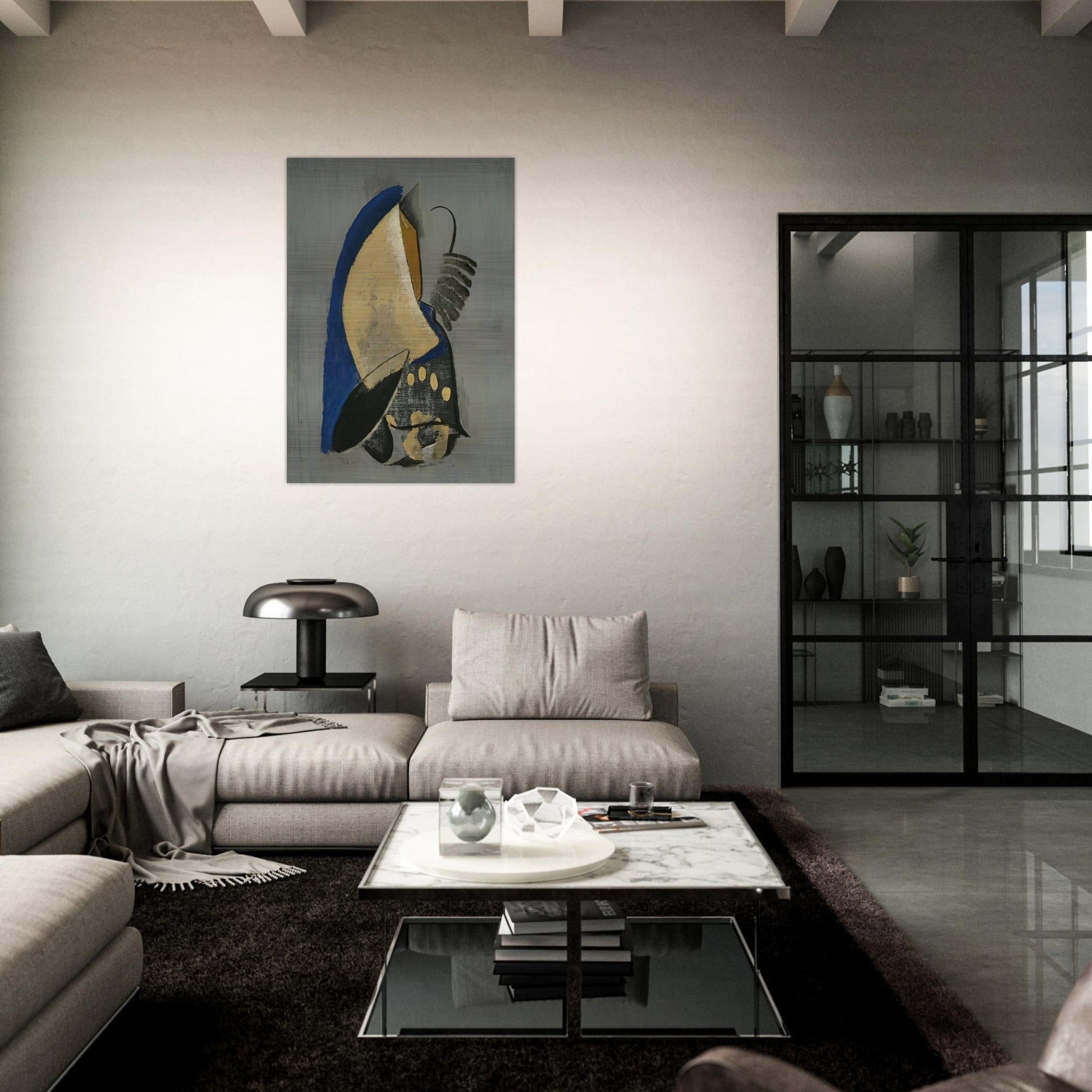 INVENTION - Man Ray Brushed Aluminum Print - 70x100 cm / 28x40 inches | Man Ray Aluminum Print | Man Ray Prints