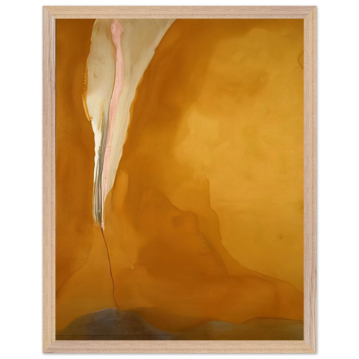 Helen Frankenthaler - Coral Wedge - 1972 Wall art - 28x43  cm / XL (11x17 inches) - Fine Art Poster-canvas - -