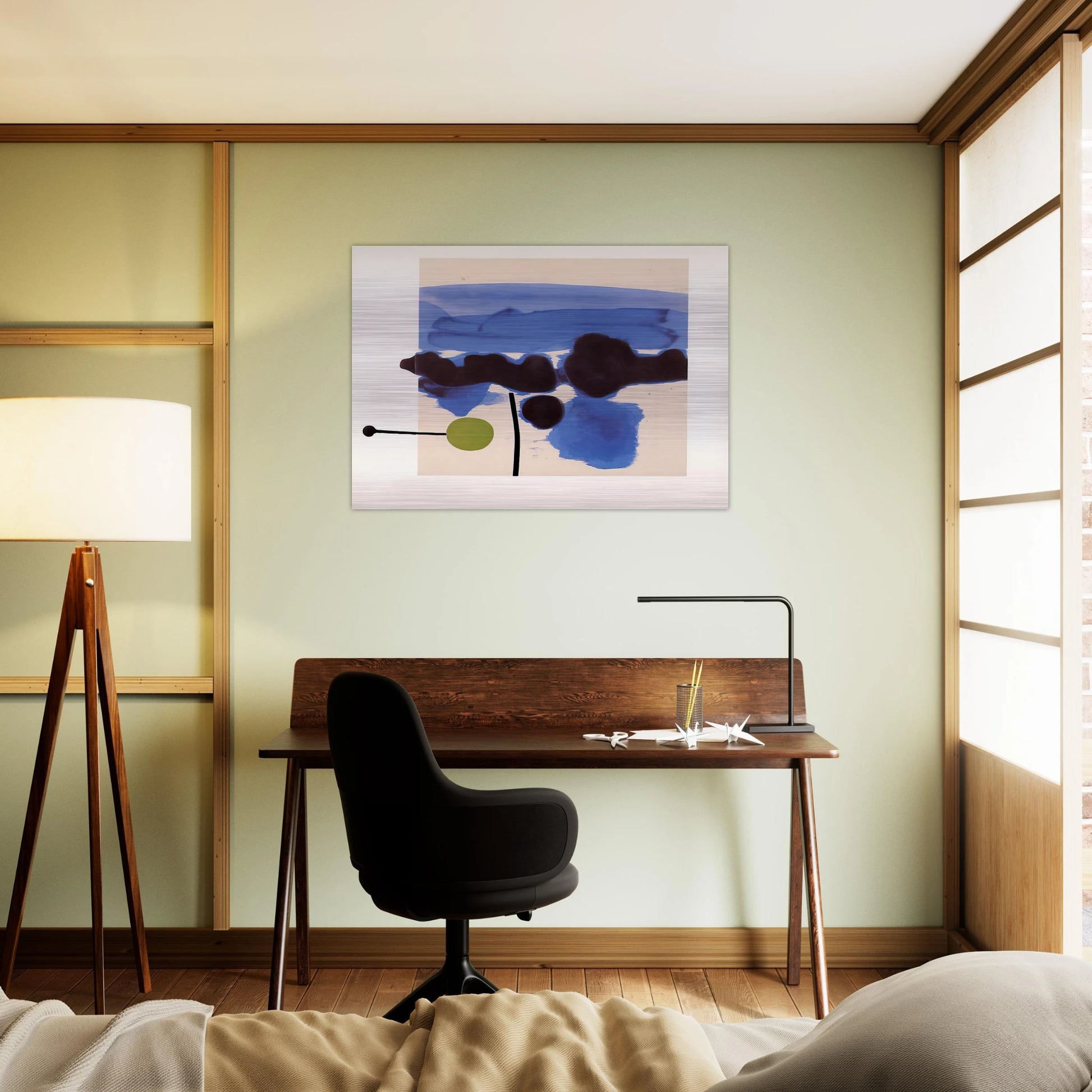 The Passion Flower - 1986 - Victor Pasmore Brushed Aluminum Print - 70x100 cm / 28x40 inches | Victor Pasmore Aluminum Print | Victor Pasmore Prints