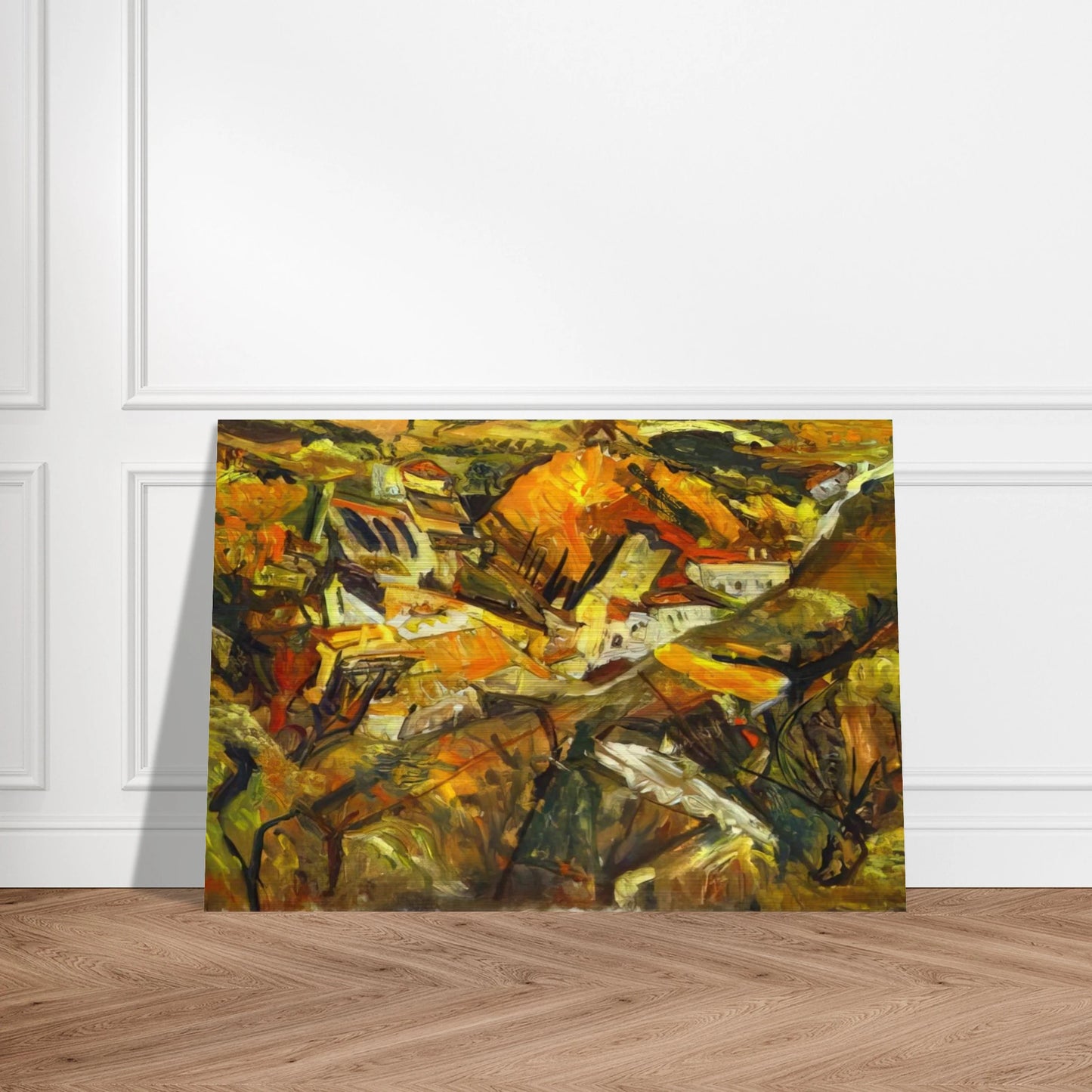 CERET LANDSCAPE - Chaim Soutine Brushed Aluminum Print - 70x100 cm / 28x40 inches | Chaim Soutine Aluminum Print | Chaim Soutine Prints