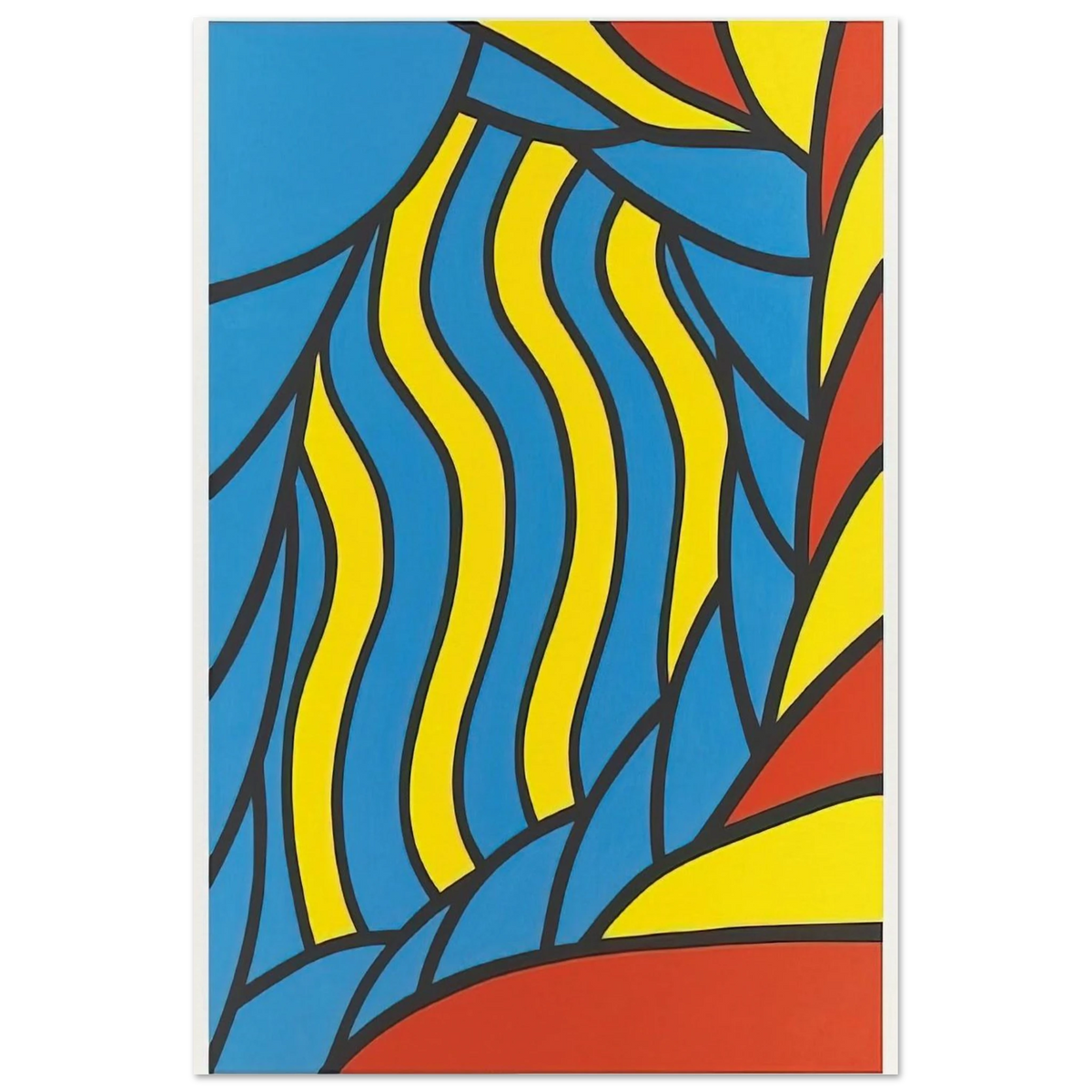 Flying Circus - 1965 - Nicholas Krushenick Art Prints - 100x150 cm / 40x60″ inches | Nicholas Krushenick Poster | Nicholas Krushenick Prints