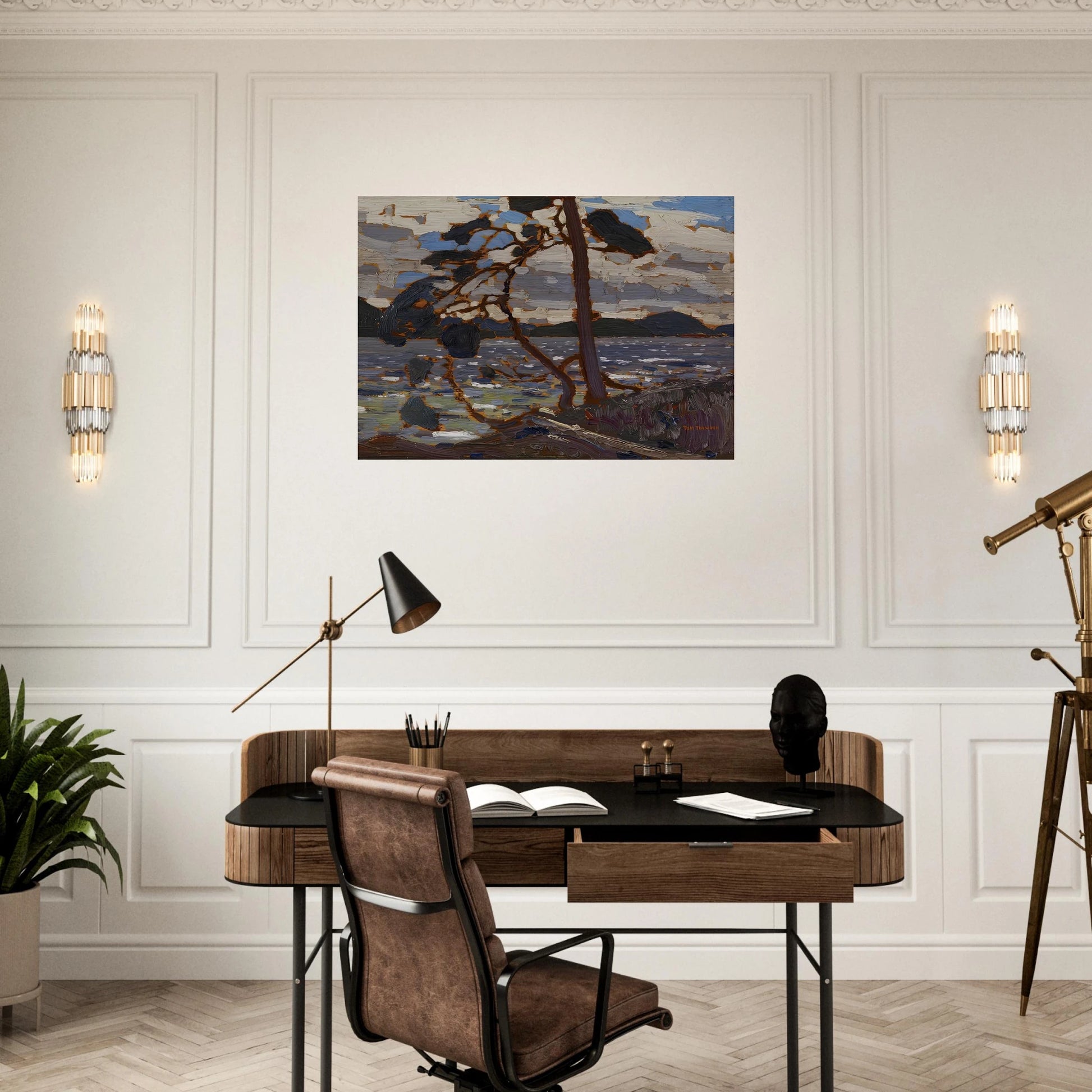 SKETCH FOR THE WEST WIND 1916 - Tom Thomson Brushed Aluminum Print - 70x100 cm / 28x40 inches | Tom Thomson Aluminum Print | Tom Thomson Prints