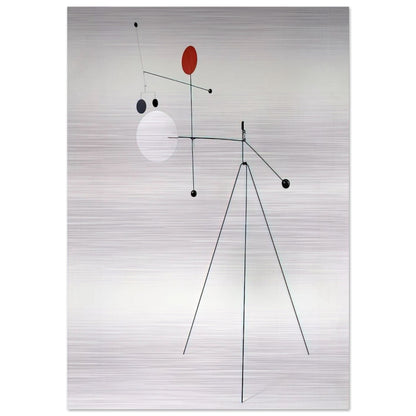 UNTITLED 1934 - Alexander Calder Brushed Aluminum Print - 70x100 cm / 28x40 inches | Alexander Calder Aluminum Print | Alexander Calder Prints