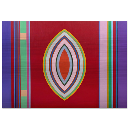 Sidon No. 3 - 1965 - John Ferren Brushed Aluminum Print - 70x100 cm / 28x40 inches | John Ferren Aluminum Print | John Ferren Prints