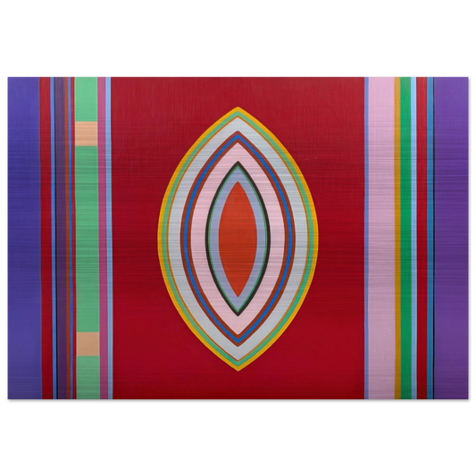 Sidon No. 3 - 1965 - John Ferren Brushed Aluminum Print - 70x100 cm / 28x40 inches | John Ferren Aluminum Print | John Ferren Prints