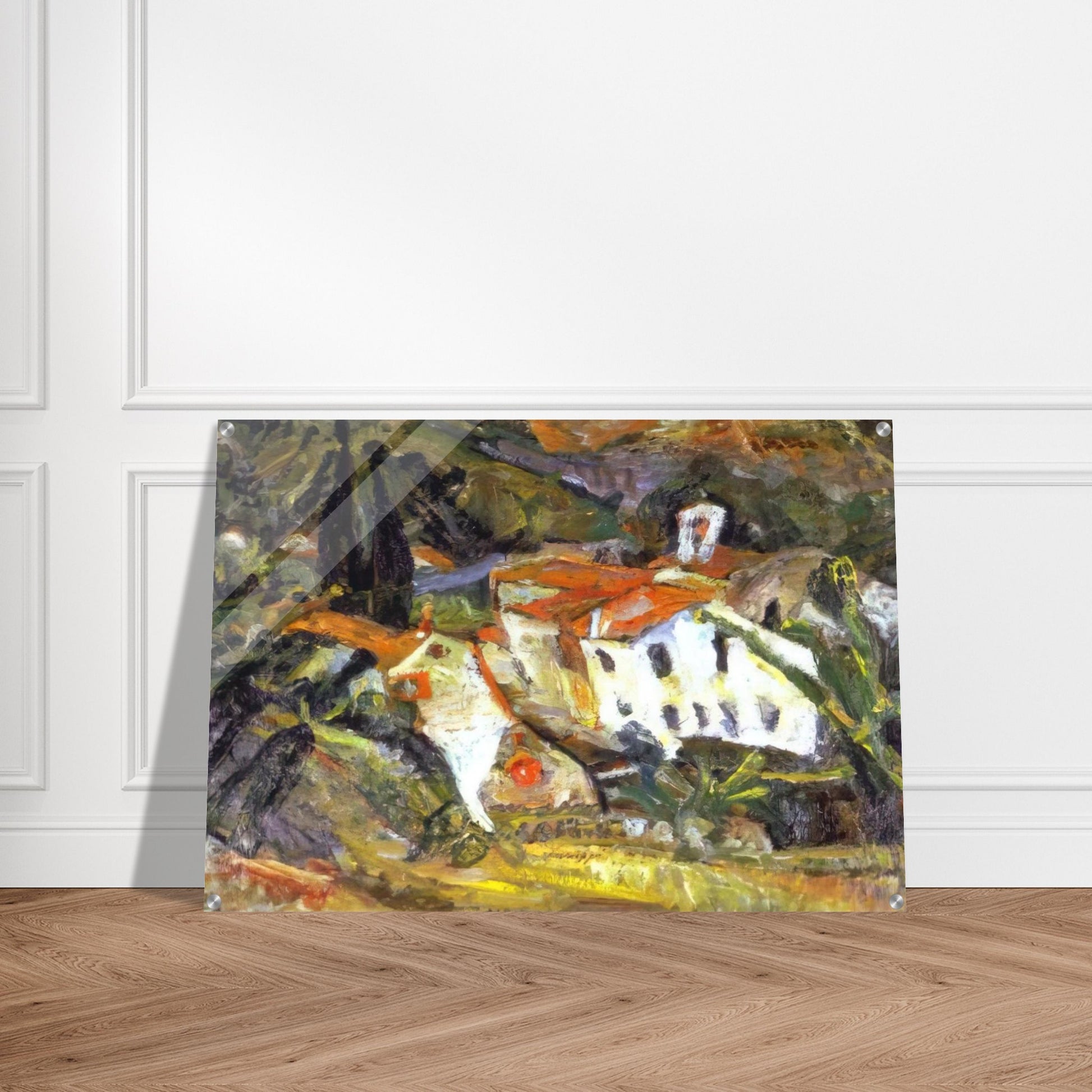 CERET LANSCAPE - Chaim Soutine Acrylic Print - 70x100 cm / 28x40″ inches