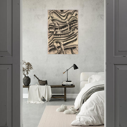 RIDGEFIELD LANDSCAPE - Man Ray Brushed Aluminum Print - 70x100 cm / 28x40 inches | Man Ray Aluminum Print | Man Ray Prints