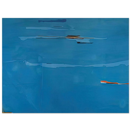 Helen Frankenthaler - Ocean Drive West #1, 1974- Wall Art - 21x29.7 cm / 8x12" - Fine Art Poster-canvas - -