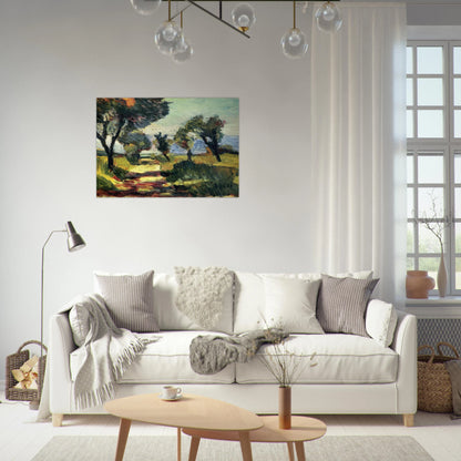OLIVE TREES 1898 - Henri Matisse Brushed Aluminum Print - 70x100 cm / 28x40 inches | Henri Matisse Aluminum Print | Henri Matisse Prints