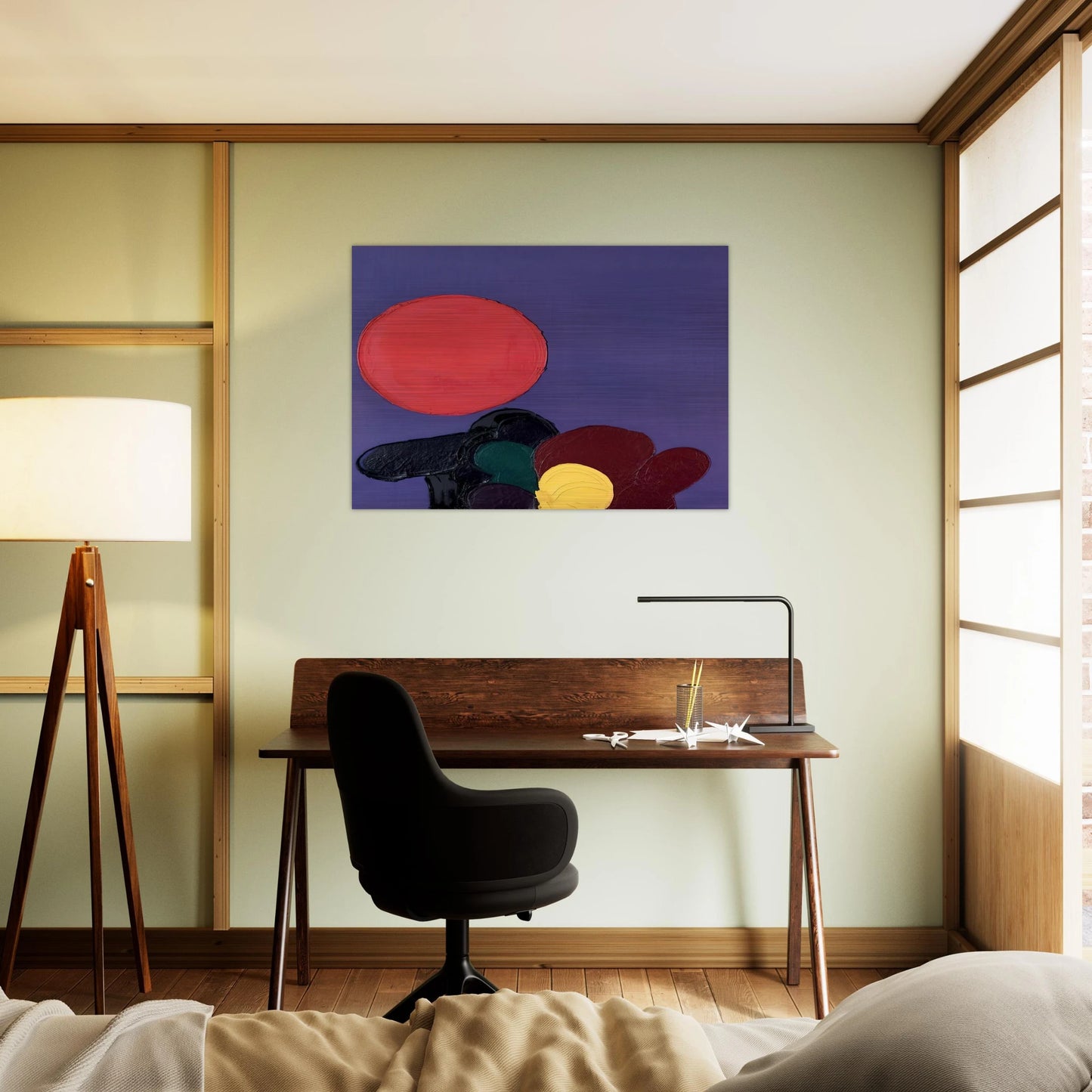 UNTITLED 1971 - Luis Feito Brushed Aluminum Print - 70x100 cm / 28x40 inches | Luis Feito Aluminum Print | Luis Feito Prints