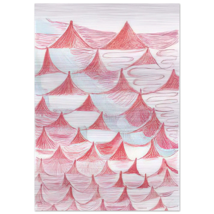 UNTITLED 1995 5 - Louise Bourgeois Brushed Aluminum Print - 70x100 cm / 28x40 inches | Louise Bourgeois Aluminum Print | Louise Bourgeois Prints