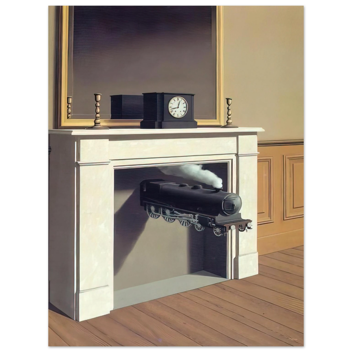 Rene Magritte - TIME TRANSFIXED 1938  75x100 cm / 30x40inches Fine Art Poster