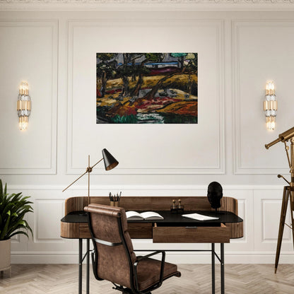 Landscape - Expressionism - Forrest Bess Brushed Aluminum Print - 70x100 cm / 28x40 inches | Forrest Bess Aluminum Print | Forrest Bess Prints