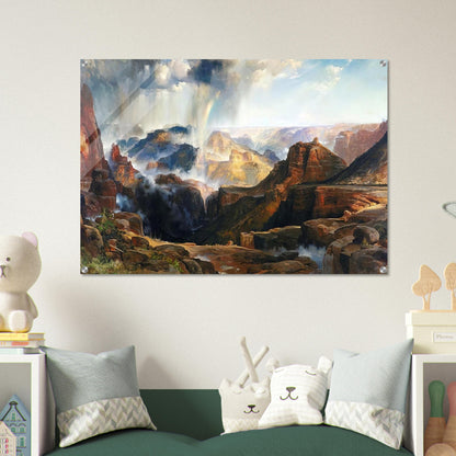 The Chasm of the Colorado - Thomas Moran Acrylic Print - 70x100 cm / 28x40″ inches