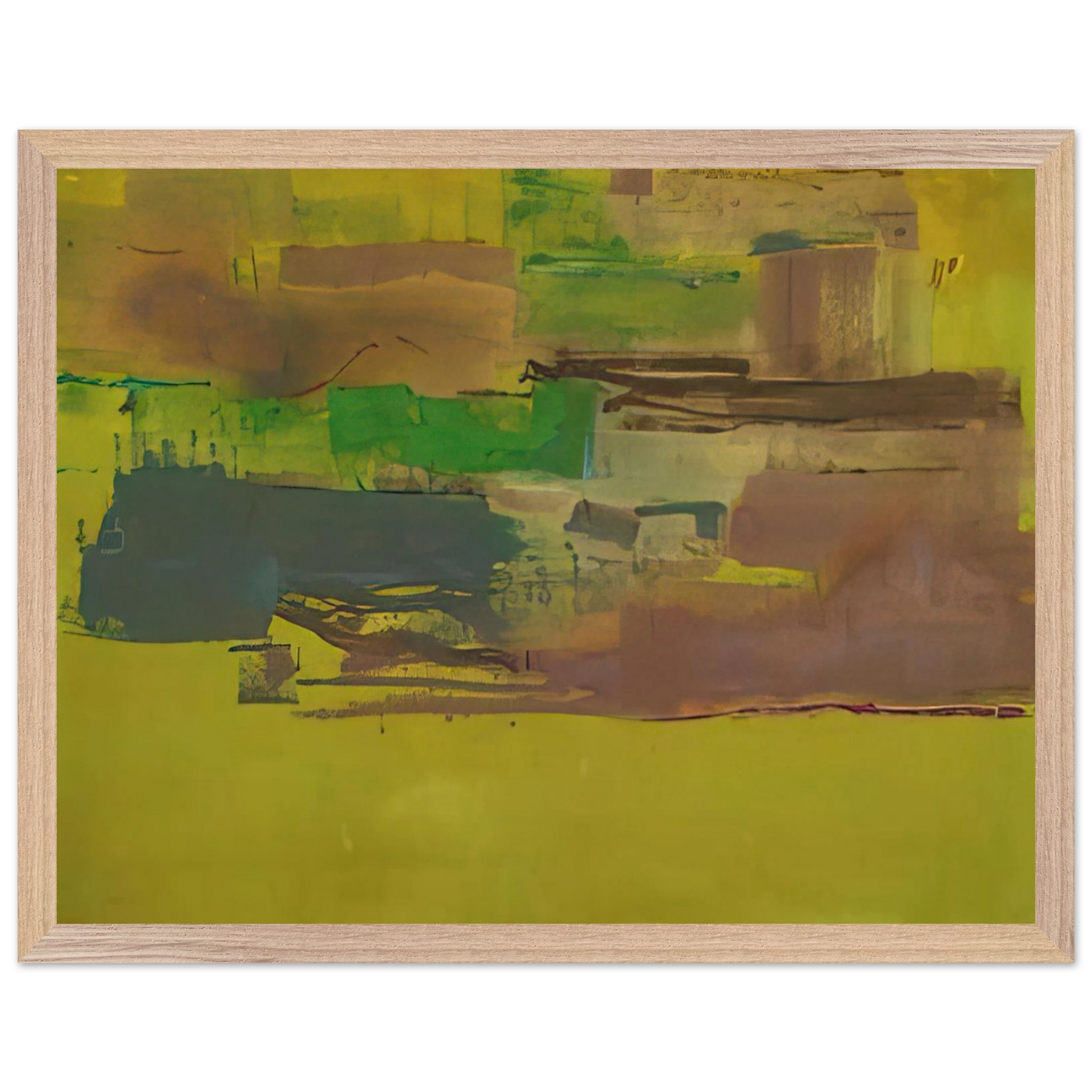 Helen Frankenthaler - August Deep - 1978 Wall art - A1 (59.4 x 84.1  cm) - Fine Art Poster-canvas - -