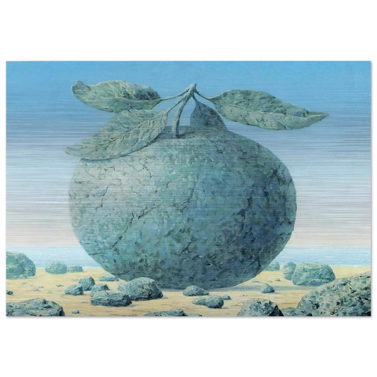 THE GREAT TABLE 1963 - Rene Magritte Brushed Aluminum Print - 70x100 cm / 28x40 inches | Rene Magritte Aluminum Print | Rene Magritte Prints