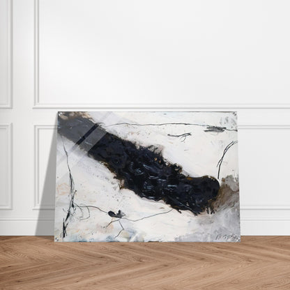 Fluss - 1983 - Emil Schumacher Acrylic Print - 70x100 cm / 28x40″ inches