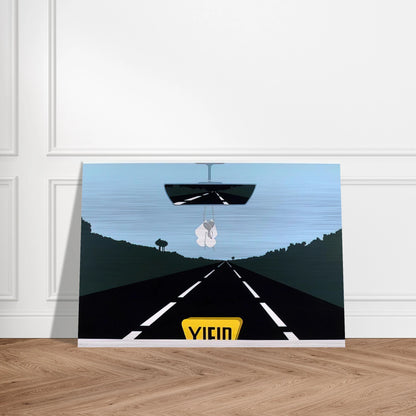 The Holy Family - Pop Art - Allan D Arcangelo Brushed Aluminum Print - 70x100 cm / 28x40 inches | Allan D Arcangelo Aluminum Print | Allan D Arcangelo Prints