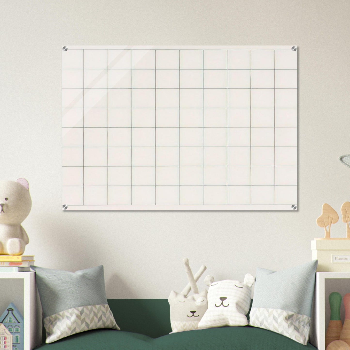 On a clear day, #1 - Agnes Martin Acrylic Print - 70x100 cm / 28x40″ inches