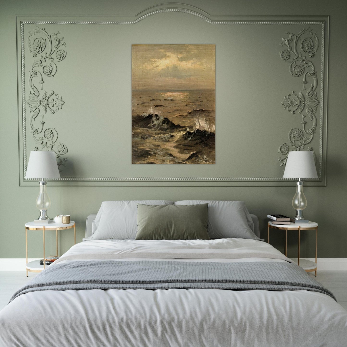 Seascape - John Singer Sargent Brushed Aluminum Print - 70x100 cm / 28x40 inches | John Singer Sargent Aluminum Print | John Singer Sargent Prints