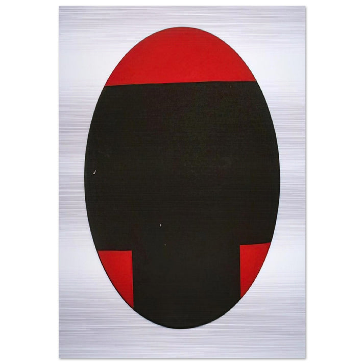 Big T - Hard Edge Painting - Leon Polk Smith Brushed Aluminum Print - 70x100 cm / 28x40 inches | Leon Polk Smith Aluminum Print | Leon Polk Smith Prints