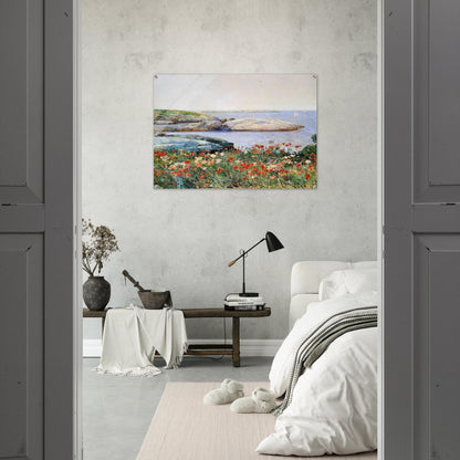 Poppies, Isles of Shoals - Childe Hassam Acrylic Print - 70x100 cm / 28x40″ inches | Childe Hassam Wall Art | Childe Hassam Prints