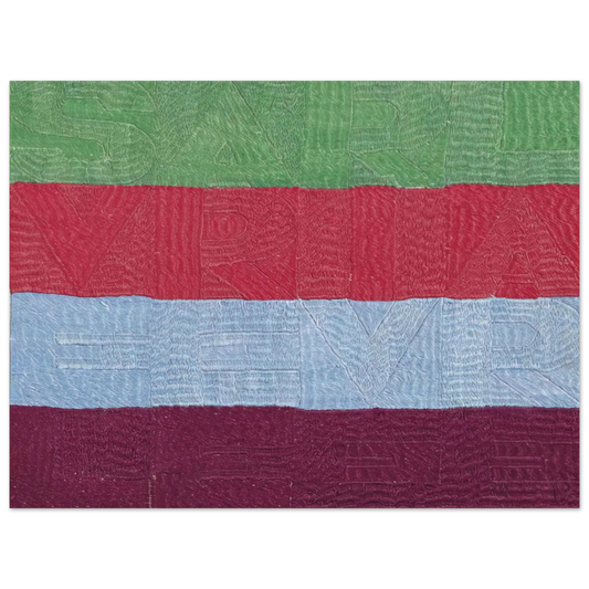 Alighiero Boetti - SVELARE E RIVELARE 1990  75x100 cm / 30x40inches Fine Art Poster