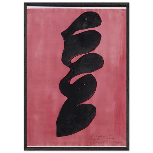 PAPERCUT 1947 - Henri Matisse 70x100 cm / 28x40 inches Framed Art Print – Black Wooden Frame