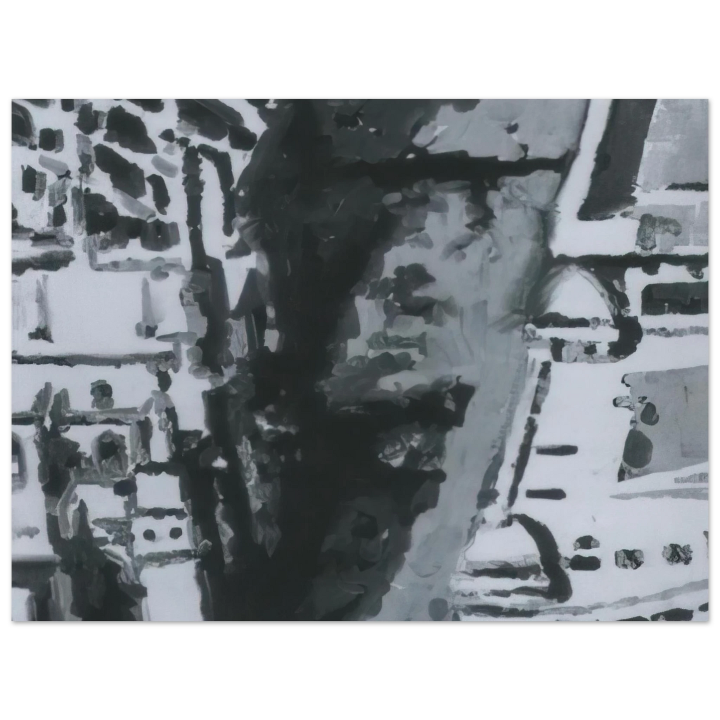 Gerhard Richter - TOWNSCAPE M7 1968  75x100 cm / 30x40inches Fine Art Poster