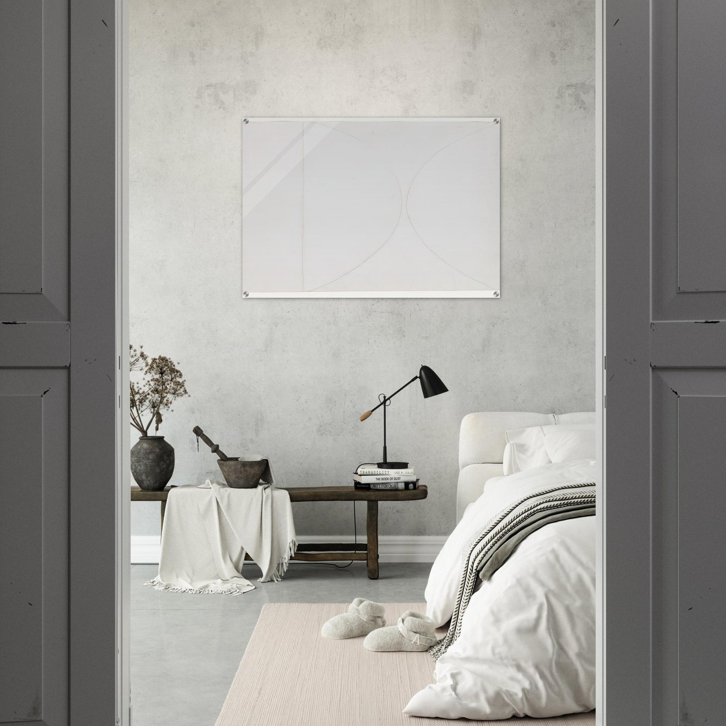White on White - Ellsworth Kelly Acrylic Print - 70x100 cm / 28x40″ inches | Ellsworth Kelly Wall Art | Ellsworth Kelly Prints