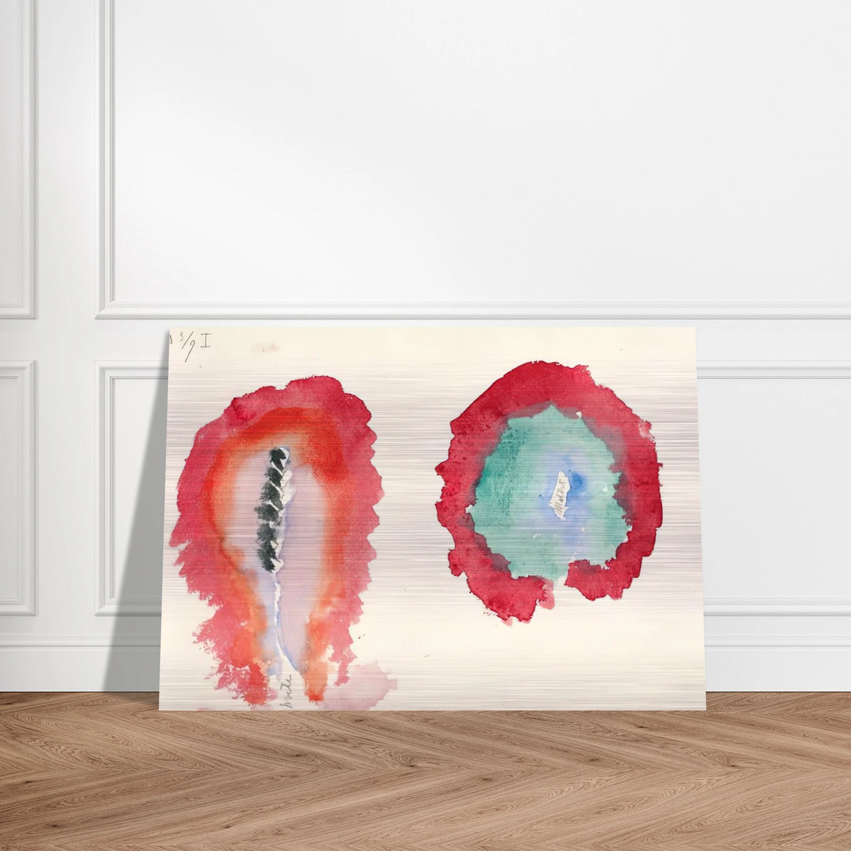 WHEAT AND WORMWOOD 1922 - Hilma af Klint Brushed Aluminum Print - 70x100 cm / 28x40 inches | Hilma af Klint Aluminum Print | Hilma af Klint Prints