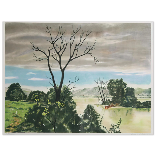 Clarence Holbrook Carter - Untitled - Early Spring Landscape - 1979  75x100 cm / 30x40inches Fine Art Poster