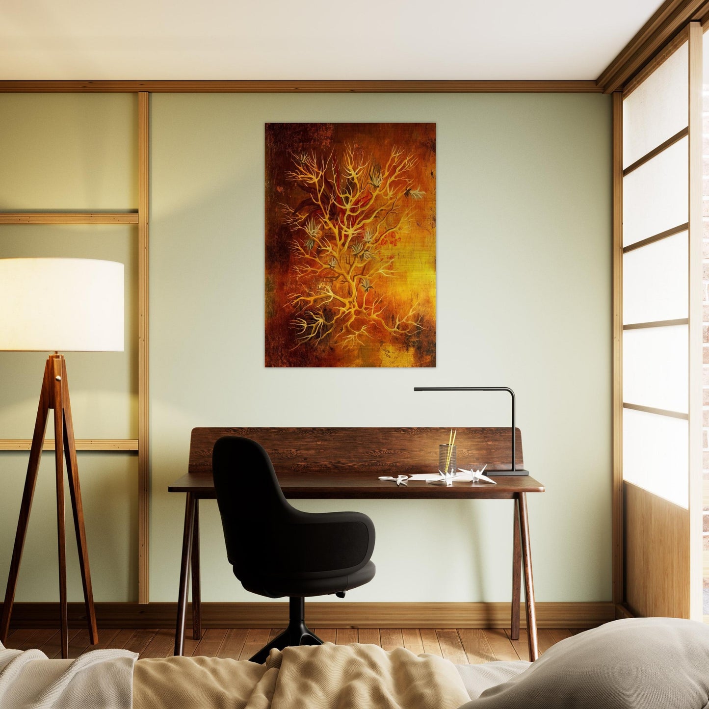 PLANT 1960 - Remedios Varo Brushed Aluminum Print - 70x100 cm / 28x40 inches | Remedios Varo Aluminum Print | Remedios Varo Prints