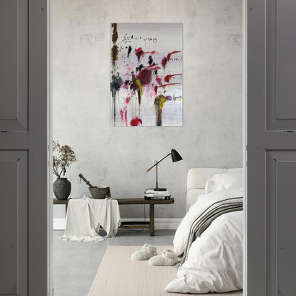 Quattro Stagioni II. Autunno - Cy Twombly Brushed Aluminum Print - 70x100 cm / 28x40 inches | Cy Twombly Aluminum Print | Cy Twombly Prints