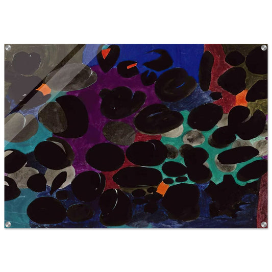 Plumen - Abstract Art - Johannes Itten Acrylic Print - 70x100 cm / 28x40″ inches | Johannes Itten Wall Art | Johannes Itten Prints