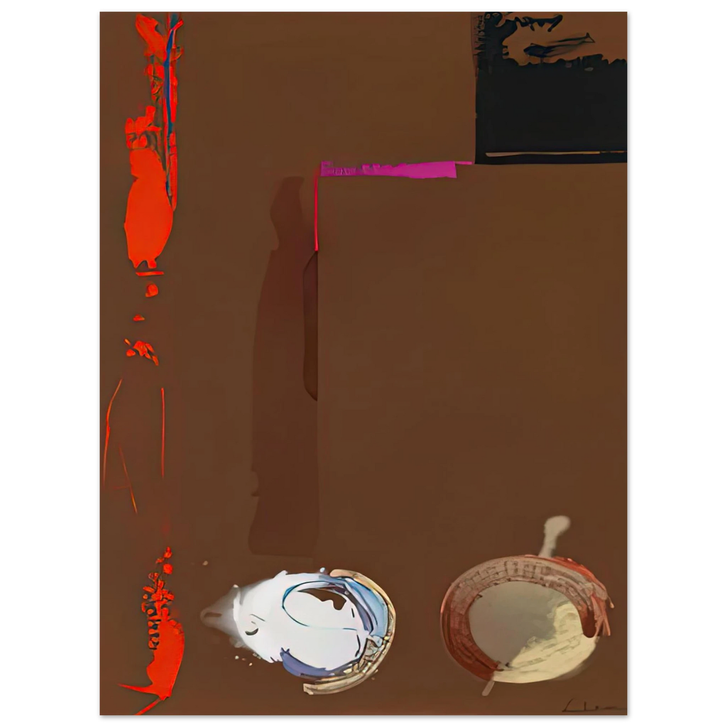 Helen Frankenthaler - Syzygy, 1987- Wall Art - 21x29.7 cm / 8x12" - Fine Art Poster-canvas - -