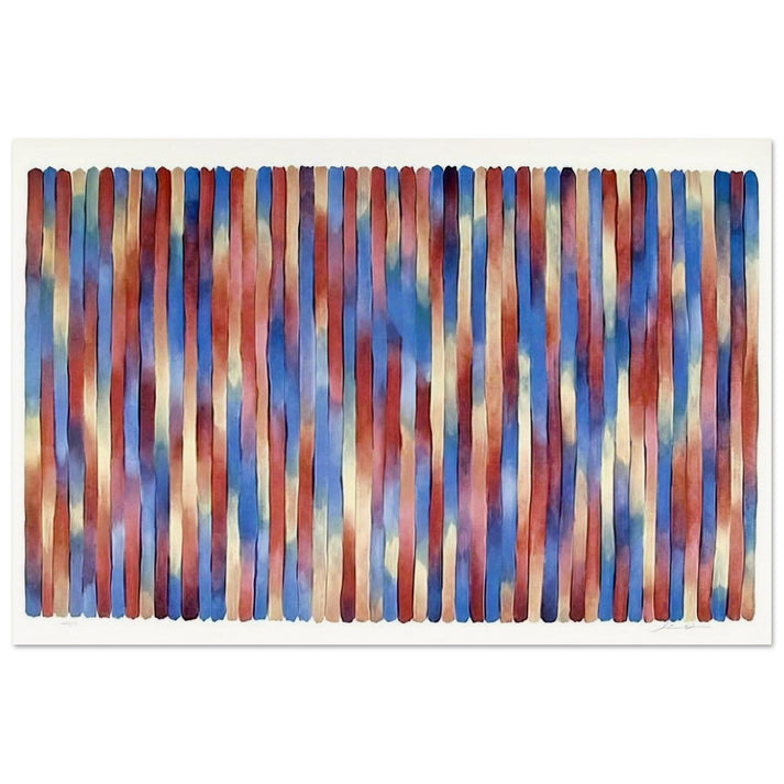 Banjo - 1981 - Gene Davis Art Prints - 100x150 cm / 40x60″ inches | Gene Davis Poster | Gene Davis Prints