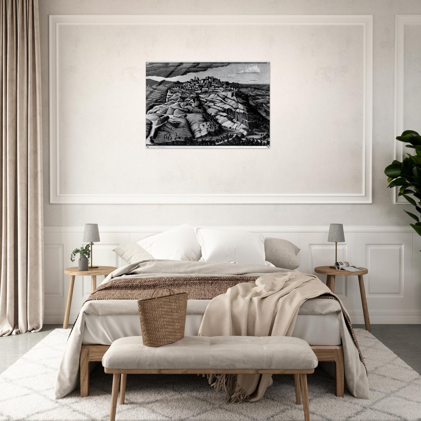 SANTA SEVERINA CALABRIA FEBRUARY 1931 1931 - MC Escher Acrylic Print - 70x100 cm / 28x40″ inches | MC Escher Wall Art | MC Escher Prints