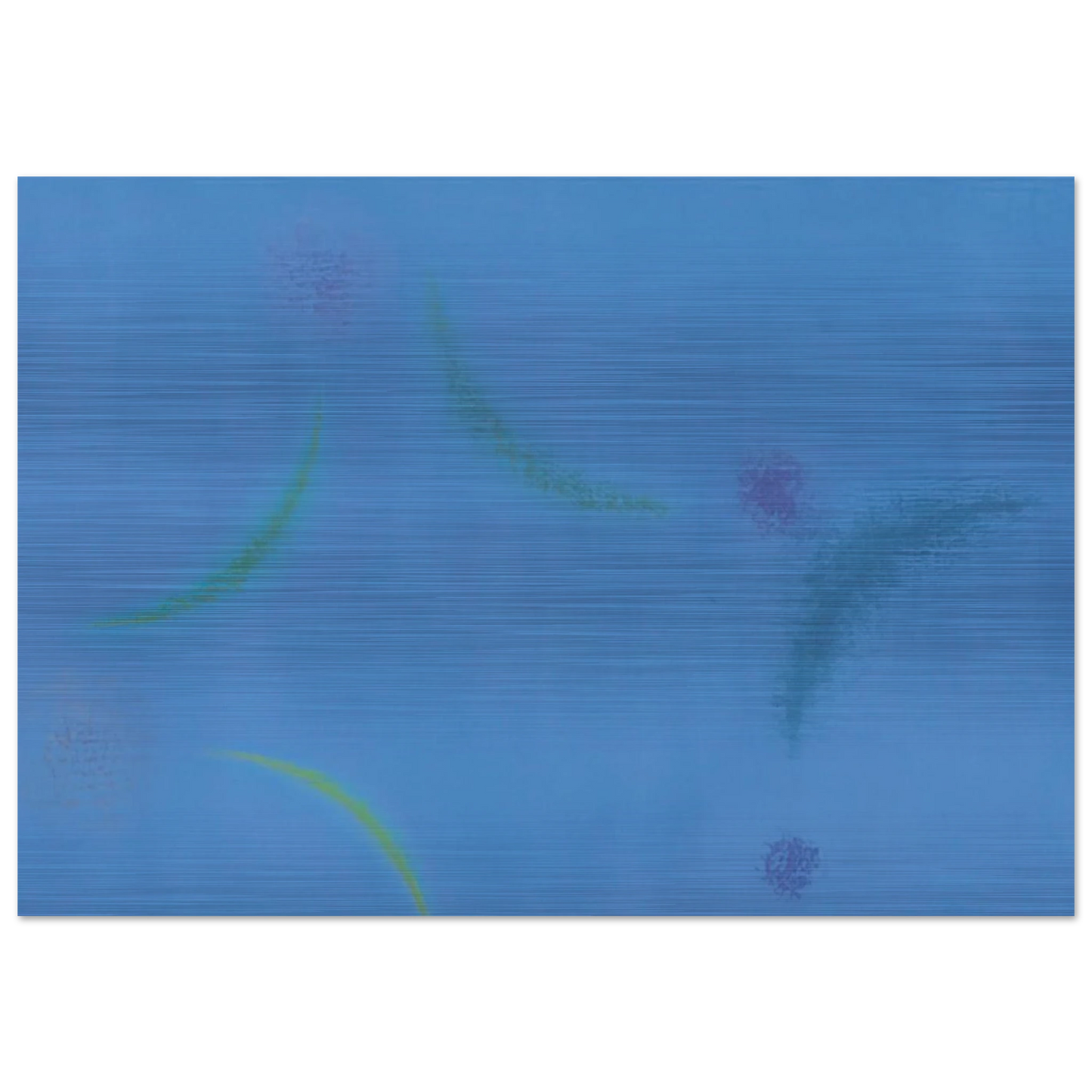Energien im Blau - 1949 - Max Bill Brushed Aluminum Print - 70x100 cm / 28x40 inches | Max Bill Aluminum Print | Max Bill Prints