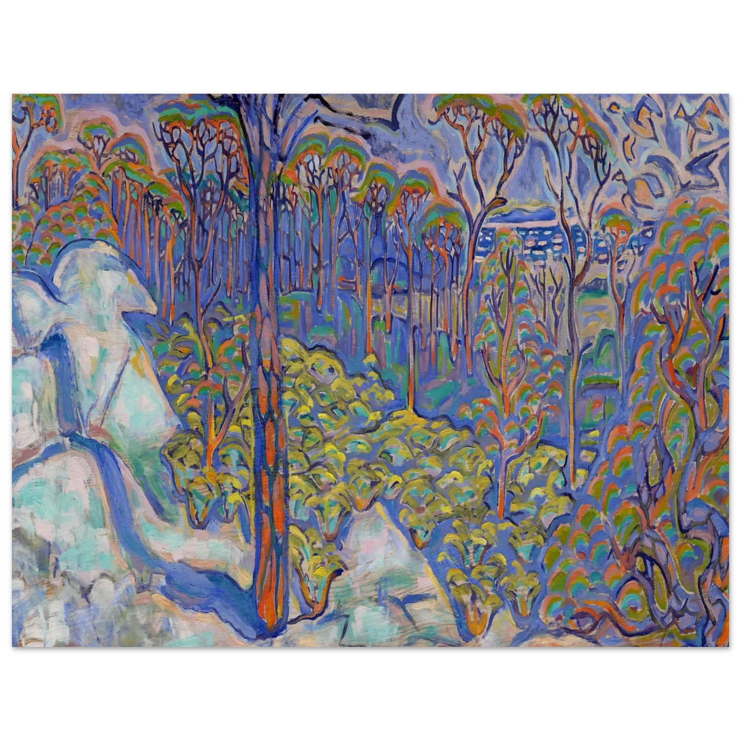 Walter Inglis Anderson - Walter Anderson Wall art - A3 (29.7 x 42  cm) - Premium Wooden Framed Poster With Fine Art Paper-canvas - Wood frame