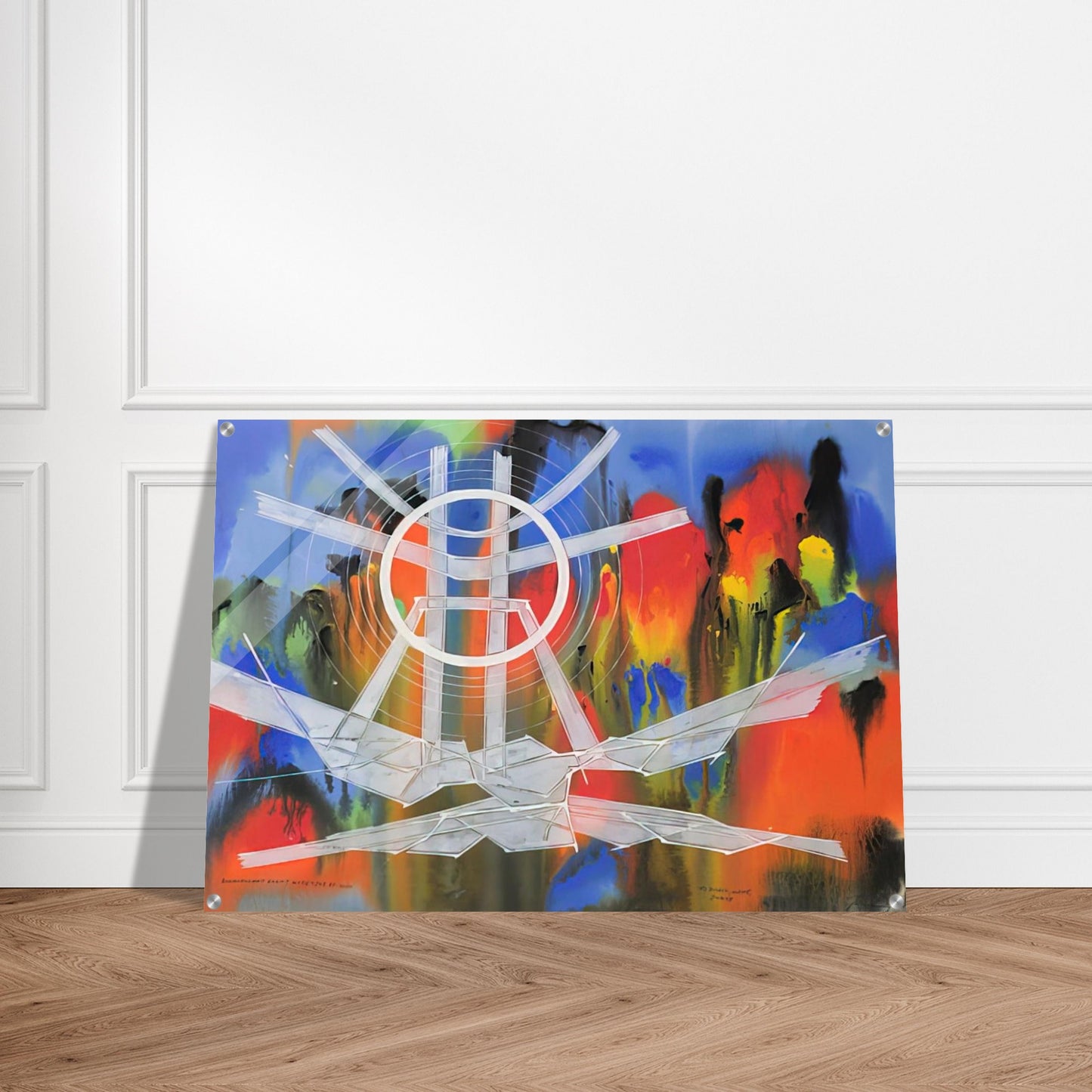 Significant Event Note - 1980 - Jimmy Ernst Acrylic Print - 70x100 cm / 28x40″ inches
