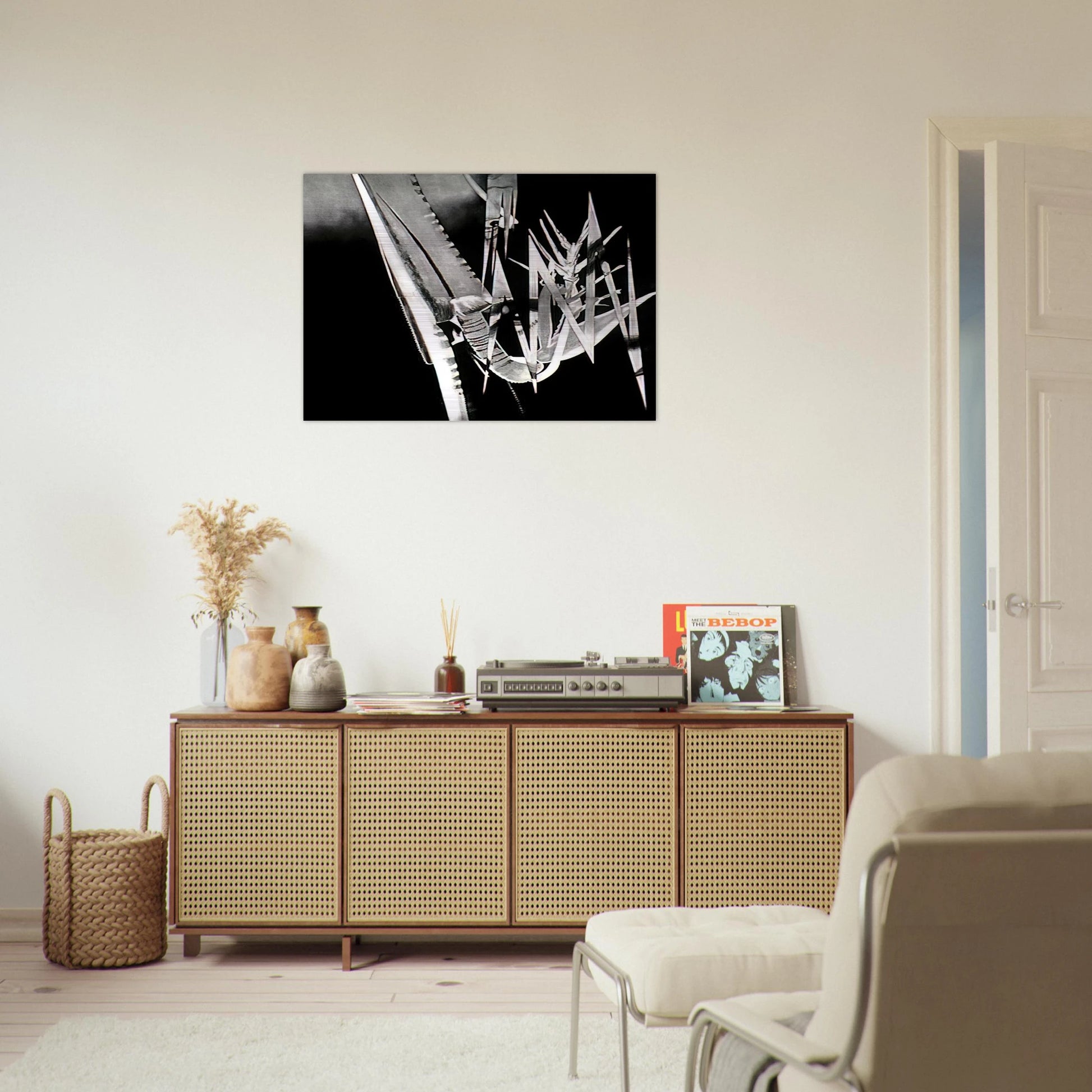 The Prickly Dark - James Rosenquist Brushed Aluminum Print - 70x100 cm / 28x40 inches | James Rosenquist Aluminum Print | James Rosenquist Prints