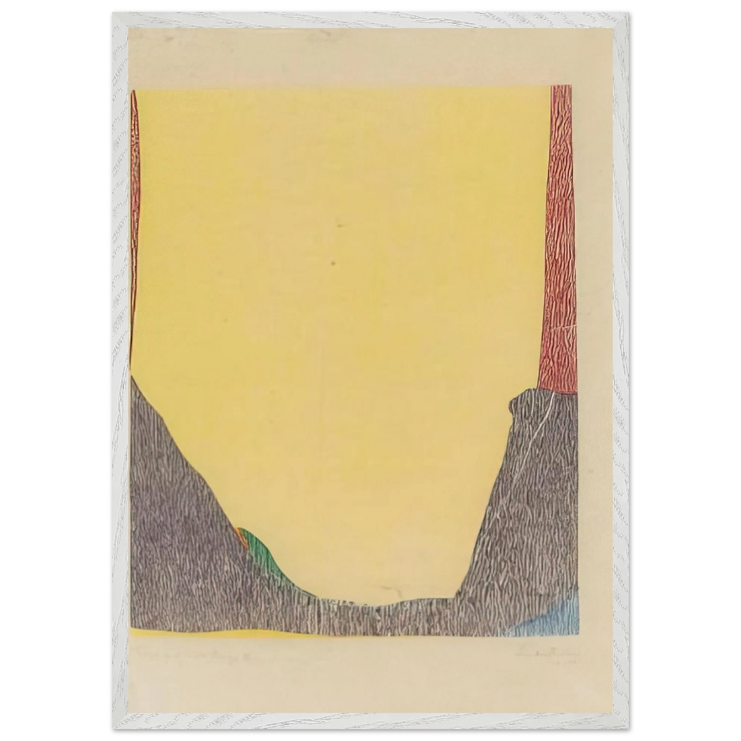 Helen Frankenthaler - East and Beyond - 1973 Wall art - A3 (29.7 x 42  cm) - Fine Art Poster-canvas - -