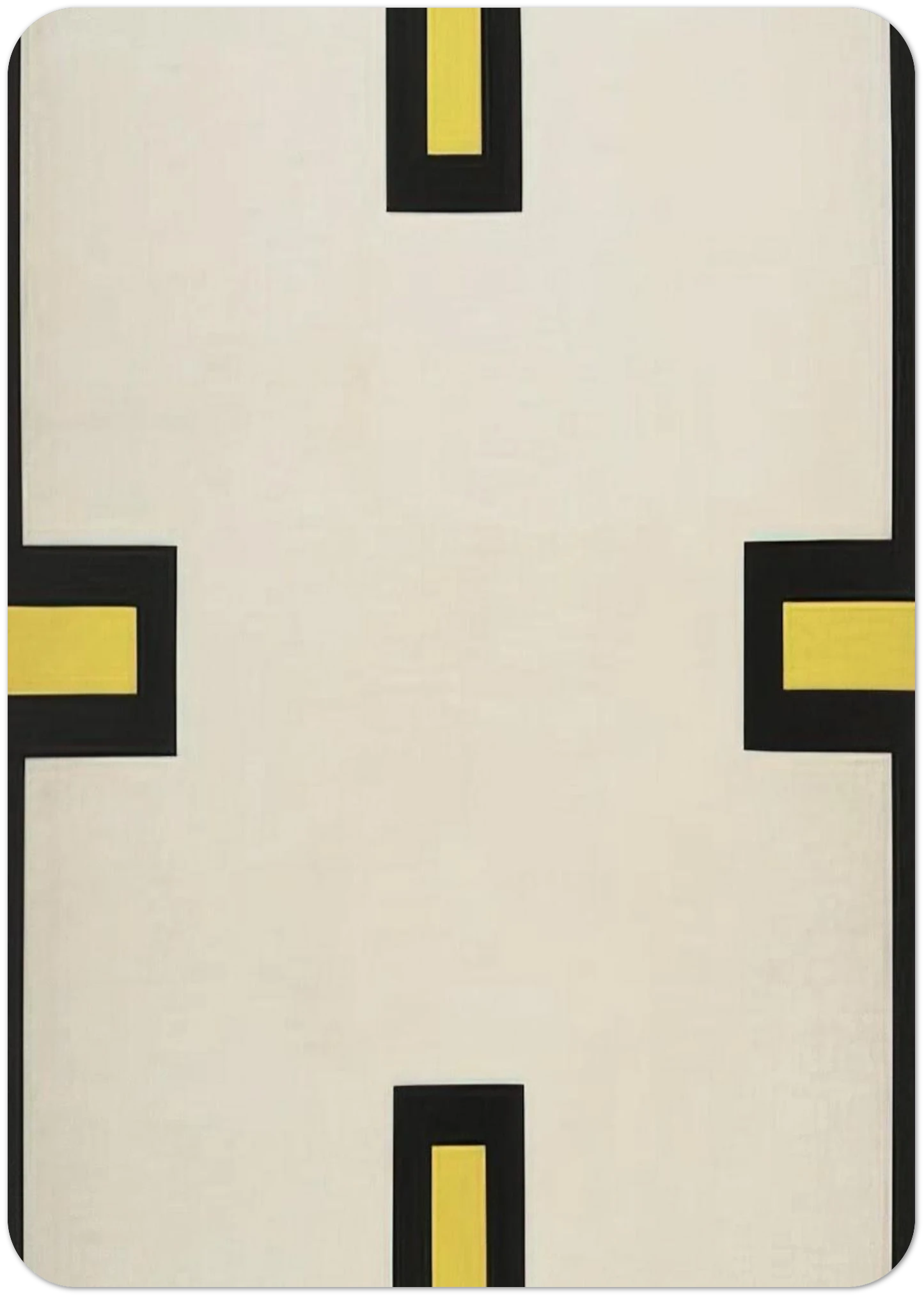 Maltese Cross By Al Held Pack of 10 Post Cards | Al Held Post Cards | A6 (10.5 x 14.8 cm) - 4.1 x 5.8 inches