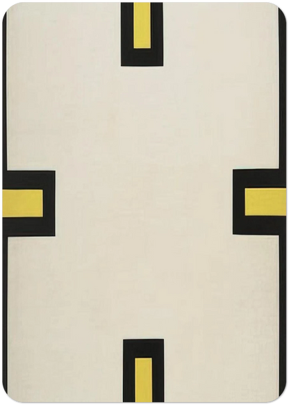 Maltese Cross By Al Held Pack of 10 Post Cards | Al Held Post Cards | A6 (10.5 x 14.8 cm) - 4.1 x 5.8 inches