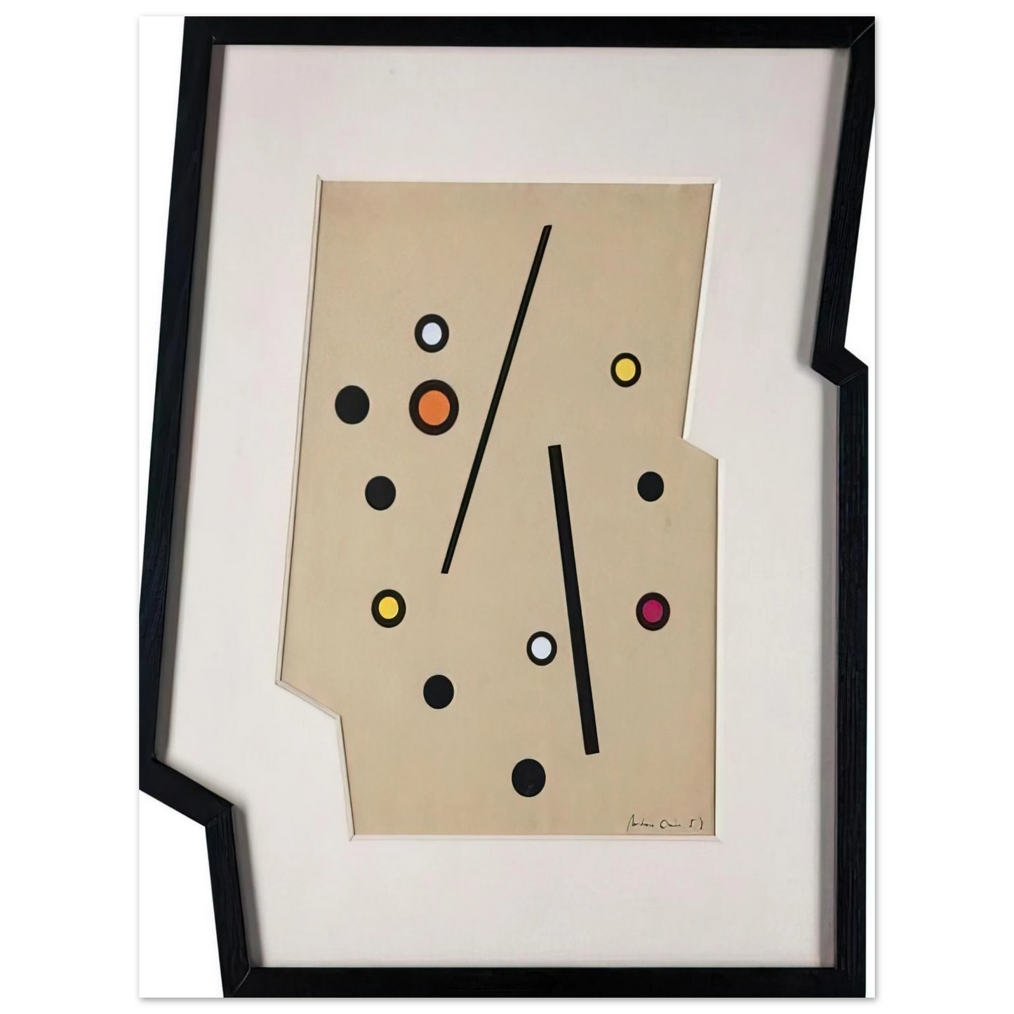 Carmelo Arden Quin - Forme Madi - 1958  75x100 cm / 30x40inches Fine Art Poster