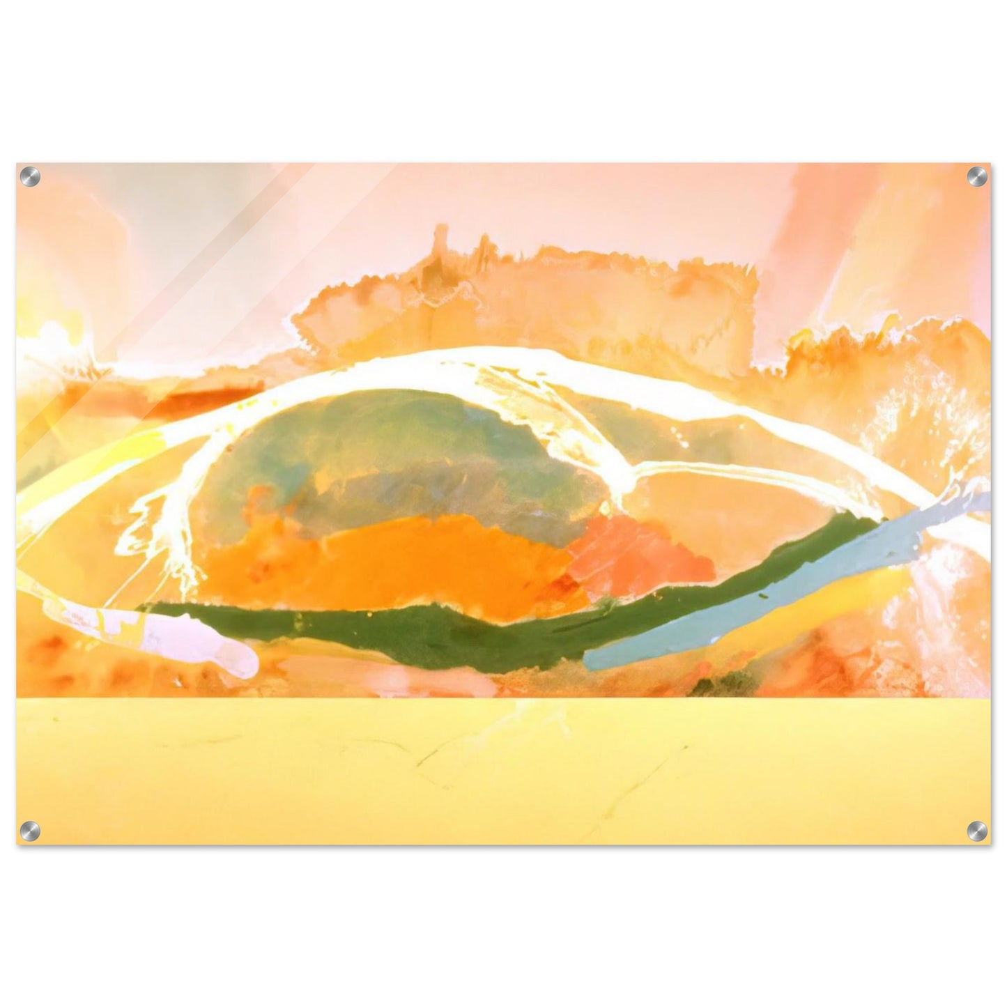 Sunday Afternoon - 1969 - Ronnie Landfield Acrylic Print - 70x100 cm / 28x40″ inches