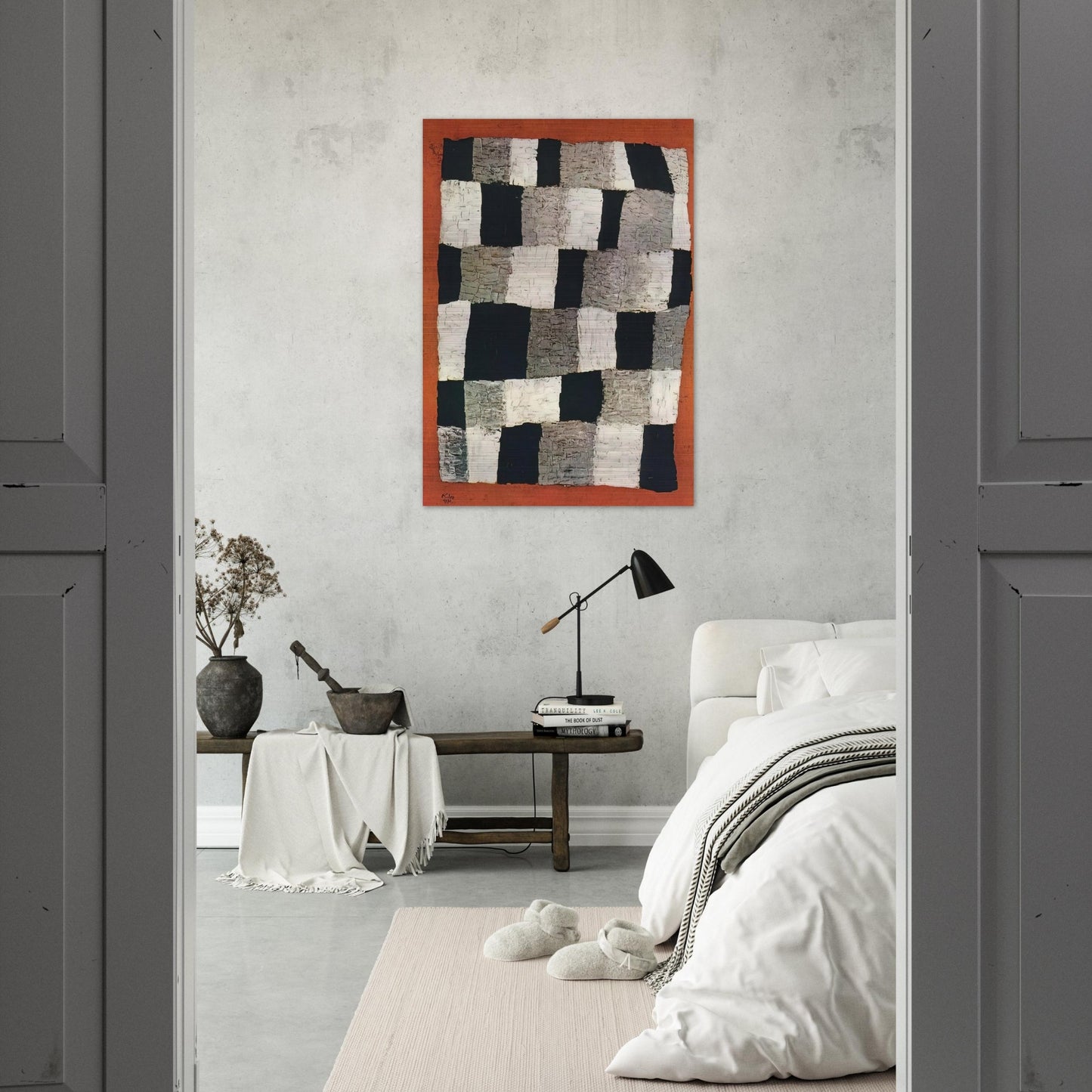 RHYTHMIC RYTHMICAL 1930 - Paul Klee Brushed Aluminum Print - 70x100 cm / 28x40 inches | Paul Klee Aluminum Print | Paul Klee Prints